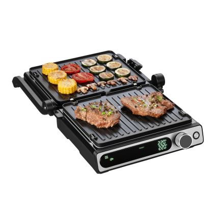 Concept ge3500 - Επαγγελματική ψηστιέρα με θερμοζεύκτη 2000W/230V μαύρο