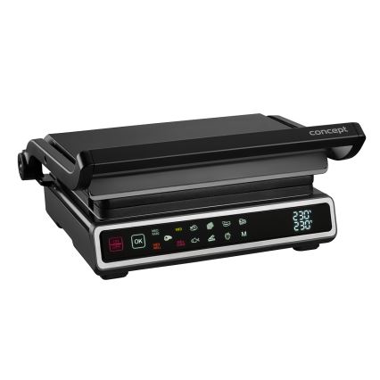 Concept ge3550 - Ψησταριά/Γκριλιέρα με αισθητήρα θερμοκρασίας  2000W/230V μαύρο
