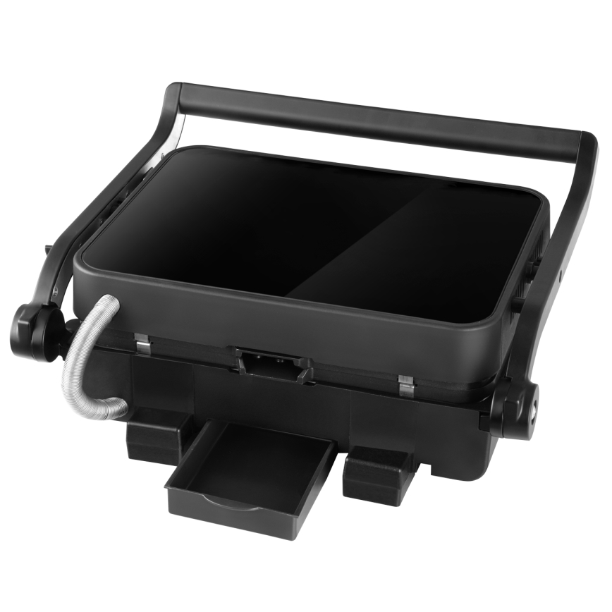 Concept ge3600 - Ψησταριά/Γκριλιέρα με αισθητήρα θερμοκρασίας GLASS 2000W/230V μαύρο