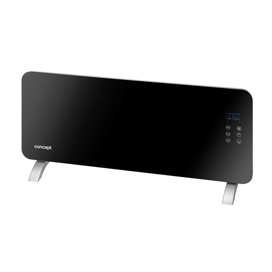 Concept KS4010 - Ηλεκτρικός θερμαντήρας/κονβέκτορας 1000/2000 W IP24 μαύρο + τηλεχειριστήριο