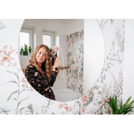 Concept KT2140 - Τριπλό ψαλίδι για μπούκλες GLAM STYLE 100W/230V λευκό/ροζ χρυσό