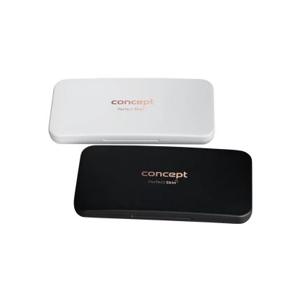 Concept KZ2010 - Καλλυντικός καθρέφτης τσέπης PERFECT SKIN LED/1,5W/5V 4500-5500K 300 mAh λευκός