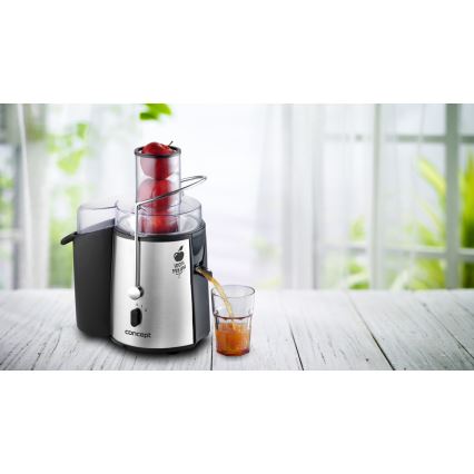 Concept LO7026 - Φυγοκεντρικός αποχυμωτής 1000W/230V, μαύρο/ανοξείδωτο
