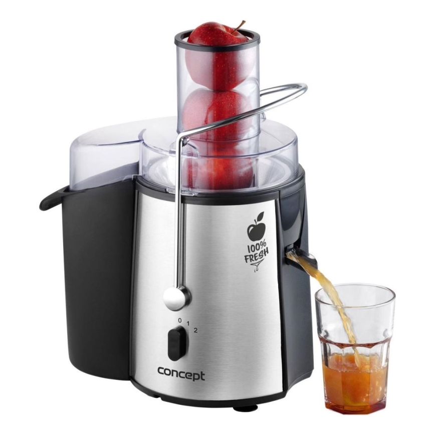 Concept LO7026 - Ηλεκτρικός αποχυμωτής 1000W/230V μαύρο/ανοξείδωτο ατσάλι