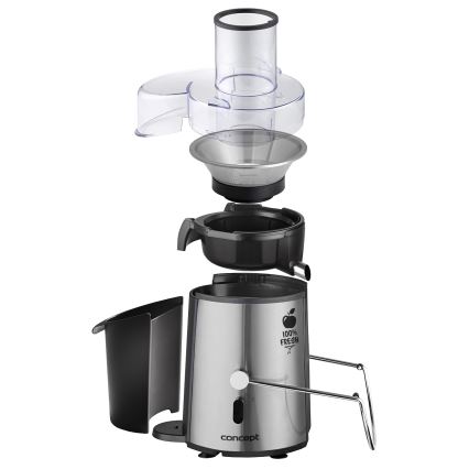 Concept LO7026 - Ηλεκτρικός αποχυμωτής 1000W/230V μαύρο/ανοξείδωτο ατσάλι