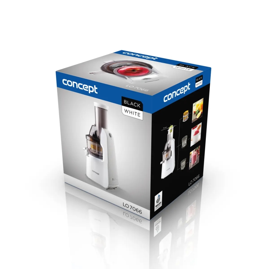 Concept LO7066 - Αποχυμωτής βραδείας έκθλιψης 3-σε-1 240W/230V λευκός
