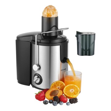 Concept LO7095 - Φυγοκεντρικός αποχυμωτής 1000W/230V μαύρο/ανοξείδωτο