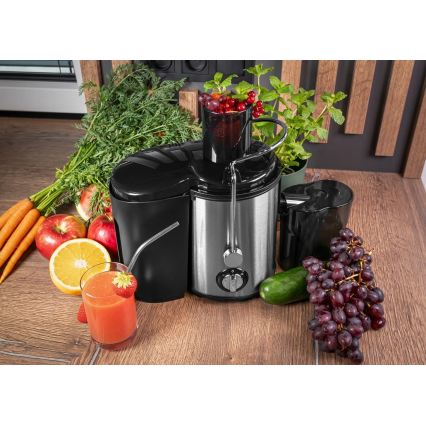 Concept LO7095 - Φυγοκεντρικός αποχυμωτής 1000W/230V μαύρο/ανοξείδωτο