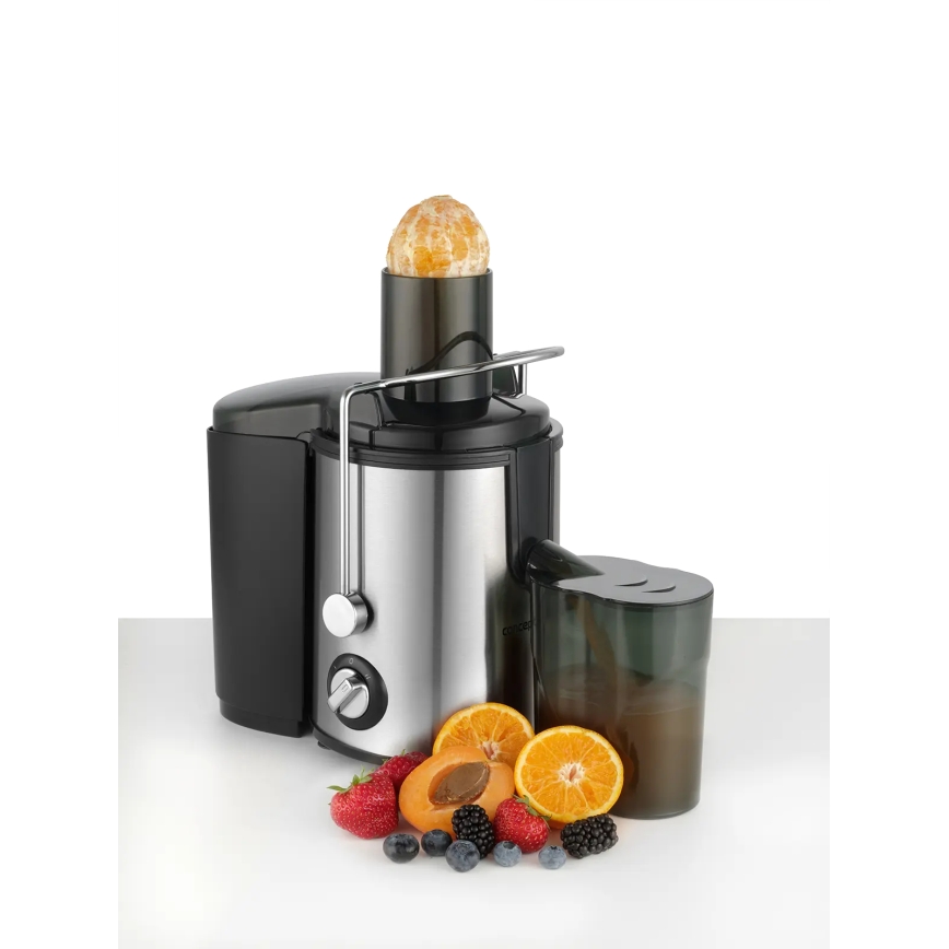 Concept LO7095 - Φυγοκεντρικός αποχυμωτής 1000W/230V μαύρο/ανοξείδωτο
