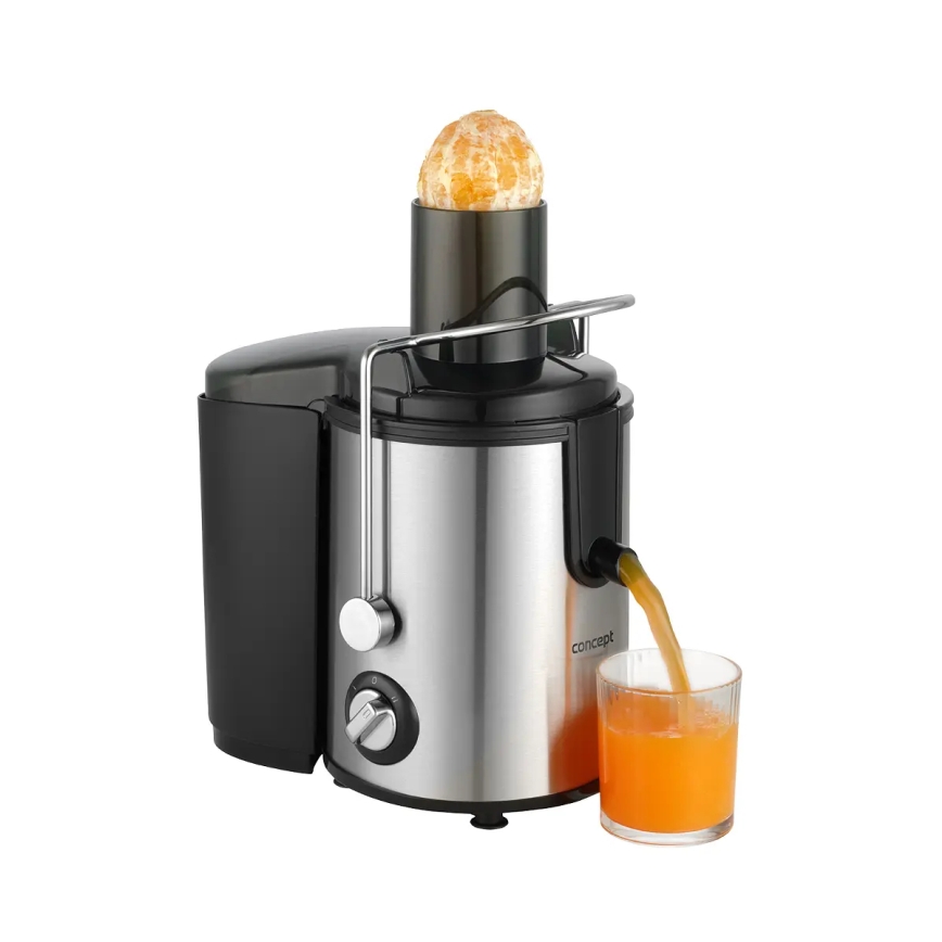 Concept LO7095 - Φυγοκεντρικός αποχυμωτής 1000W/230V μαύρο/ανοξείδωτο