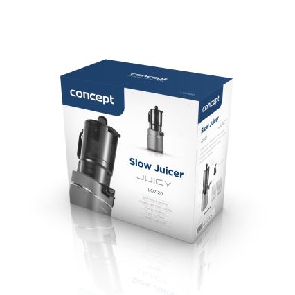Concept LO7120 - Αποχυμωτής αργής σύνθλιψης JUICY 250W/230V γκρι