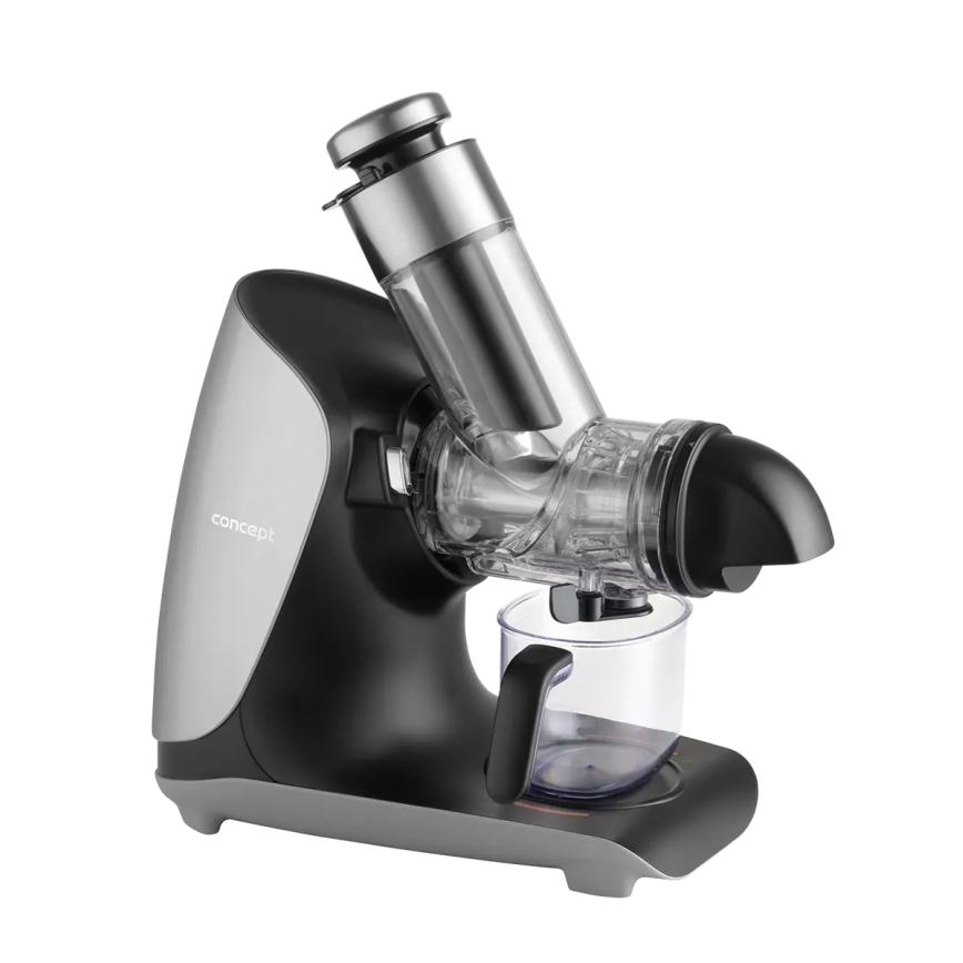 Concept LO7250 - Οριζόντιος αποχυμωτής με κοχλία 200W/230V μαύρο/ανοξείδωτο