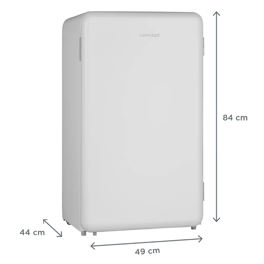 Concept LTR3047whN - Ρετρό ψυγείο 93 l λευκό