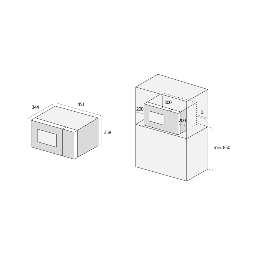 Concept MT4420wh - Φούρνος μικροκυμάτων 800W/230V 20 l λευκός