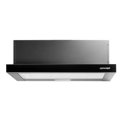 Concept OPV3560bc - Συρόμενος απορροφητήρας 59,5 εκ. μαύρος