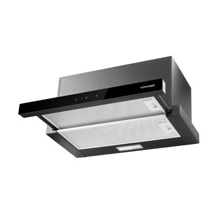 Concept OPV3860bc - Συρόμενος απορροφητήρας 60 εκ. μαύρος