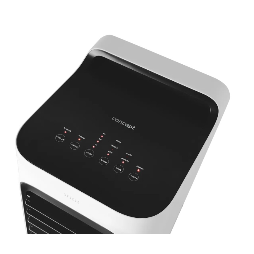 Concept OV5230 - Φορητός ψύκτης αέρα 2 σε 1 6 l 80W/230V λευκός + τηλεχειριστήριο