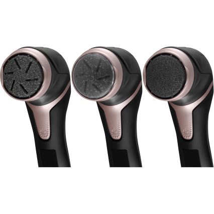 Concept PN3020 - Ηλεκτρική λίμα για φτέρνες PERFECT SKIN 5V 1200 mAh IPX6 μαύρο/ροζ-χρυσό