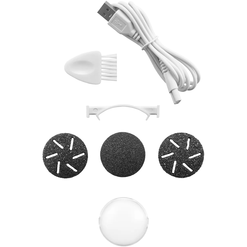 Concept PN3020 - Ηλεκτρική λίμα για φτέρνες PERFECT SKIN 5V 1200 mAh IPX6 μαύρο/ροζ-χρυσό