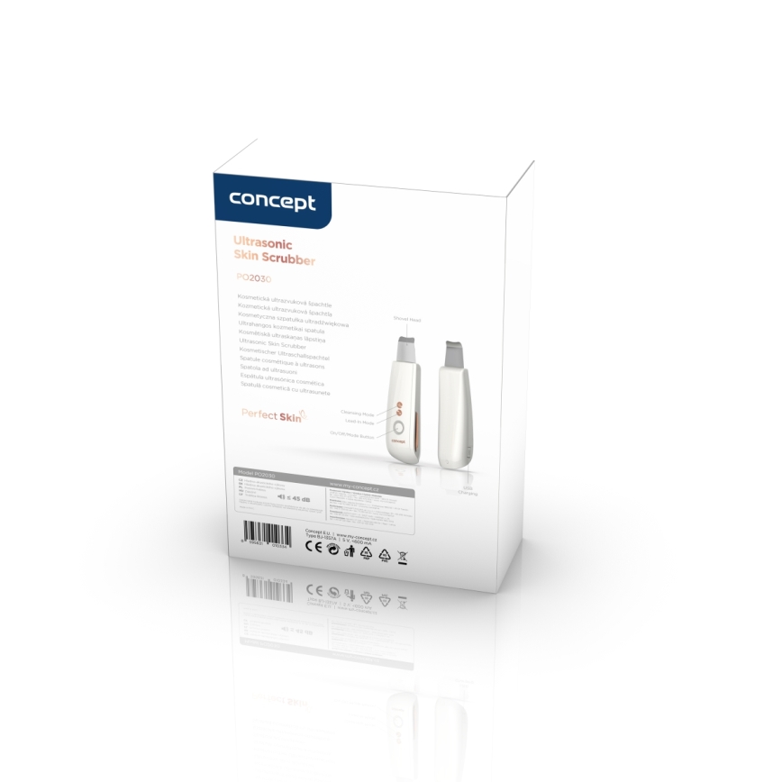 Concept PO2030 - Συσκευή φωτοθεραπείας προσώπου PERFECT SKIN 2,5W/5V USB 600 mAh λευκό