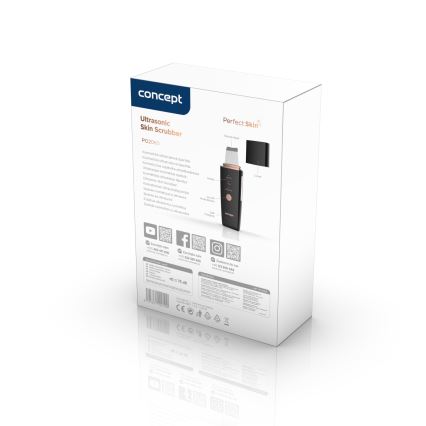 Concept PO2060 - Συσκευή φωτοθεραπείας προσώπου PERFECT SKIN 3,5W/5V USB 500 mAh IPX6 μαύρο