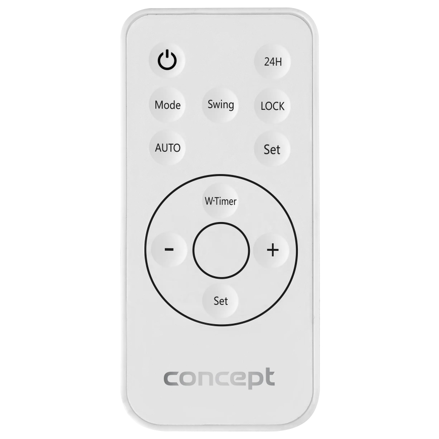Concept QH4100 - Ηλεκτρικό θερμαντικό σώμα 1000/2000W Wi-Fi IP22 γκρι + τηλεχειριστήριο