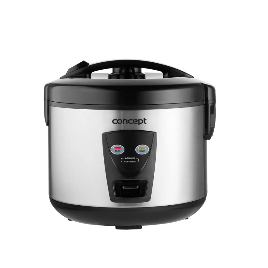 Concept RE2020 - Ρυζομάγειρας 2 σε 1 650W/230V 1,5 l ανοξείδωτο/μαύρο