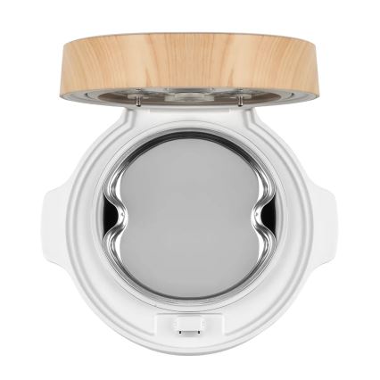 Concept RE3030 - Ψηφιακός ρυζομάγειρας 2-σε-1 380W/230V 1,5 l λευκό/εφέ ξύλου