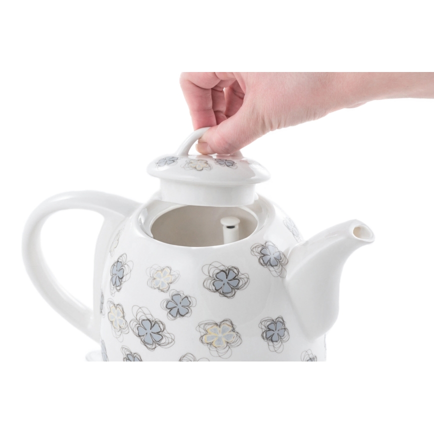 Concept RK0010ne - Ηλεκτρικός βραστήρας 1 l 1100W/230V λευκός/κεραμικός