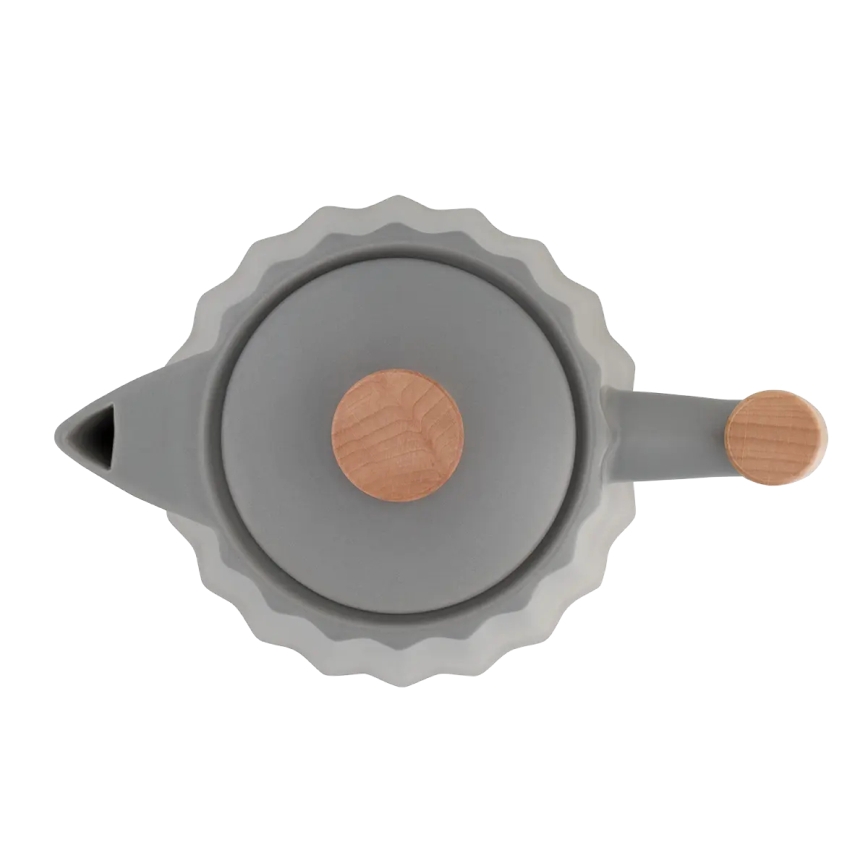 Concept RK0092 - Ηλεκτρικός βραστήρας 1,5 l 1500W/230V σκούρο γκρι/ντεκόρ ξύλου/κεραμικός