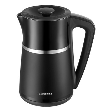 Concept RK3100 - Ηλεκτρικός βραστήρας με ρύθμιση θερμοκρασίας 1,7 l 2200W/230V μαύρος