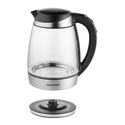 Concept RK4120 - Ηλεκτρικός βραστήρας με ρύθμιση θερμοκρασίας 1,7 l 2200W/230V ανοξείδωτος