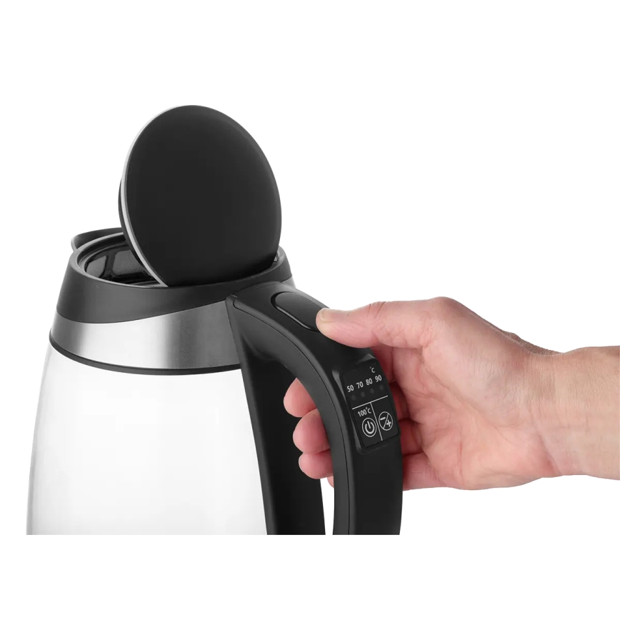 Concept RK4120 - Ηλεκτρικός βραστήρας με ρύθμιση θερμοκρασίας 1,7 l 2200W/230V ανοξείδωτος
