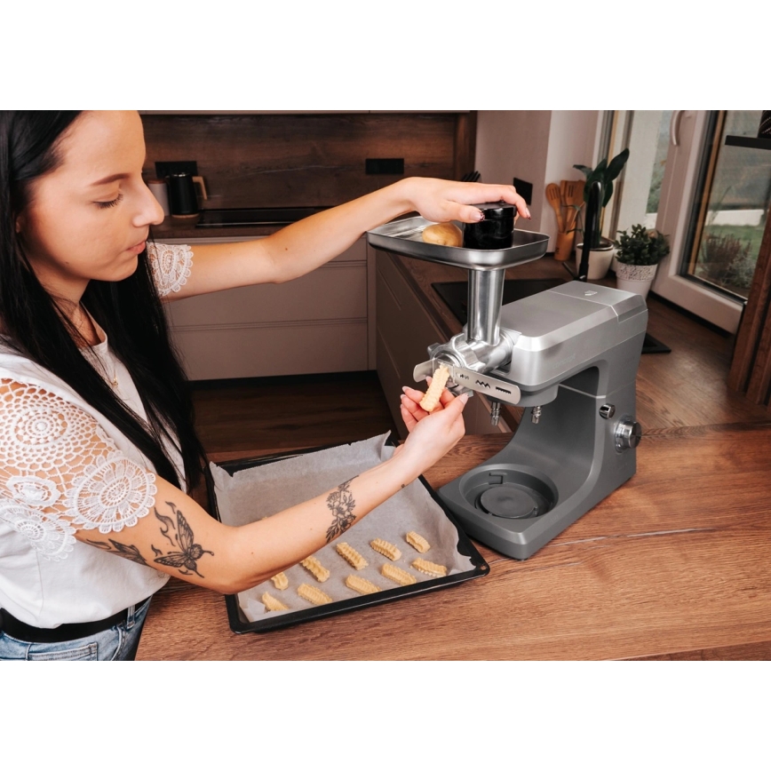 Concept RM6000 - Πλανητικό μίξερ κουζίνας DOUGH EXPERT 1900W/230V ανθρακί/ανοξείδωτο