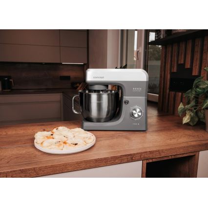 Concept RM6010 - Πλανητικό μίξερ κουζίνας DOUGH EXPERT 1900W/230V ανθρακί/ανοξείδωτο