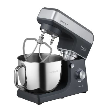 Concept RM6010 - Πλανητικό μίξερ κουζίνας DOUGH EXPERT 1900W/230V ανθρακί/ανοξείδωτο