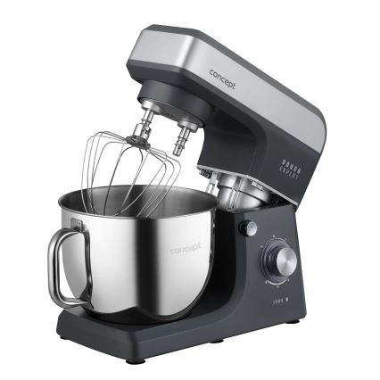 Concept RM6010 - Πλανητικό μίξερ κουζίνας DOUGH EXPERT 1900W/230V ανθρακί/ανοξείδωτο