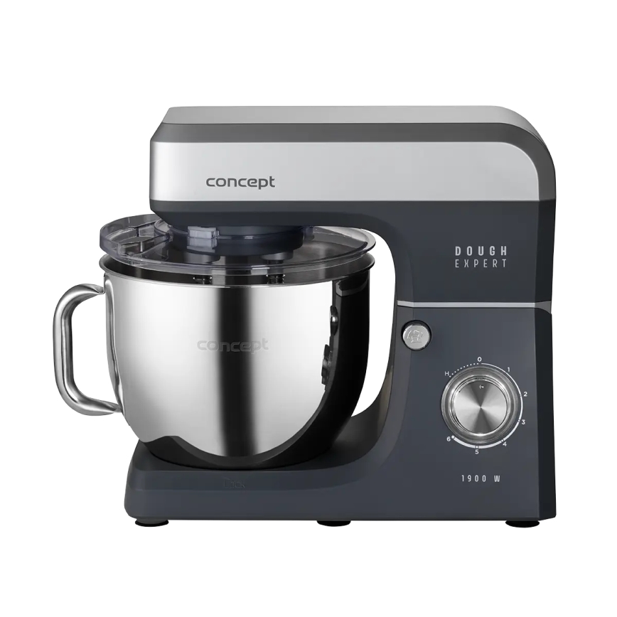 Concept RM6010 - Πλανητικό μίξερ κουζίνας DOUGH EXPERT 1900W/230V ανθρακί/ανοξείδωτο