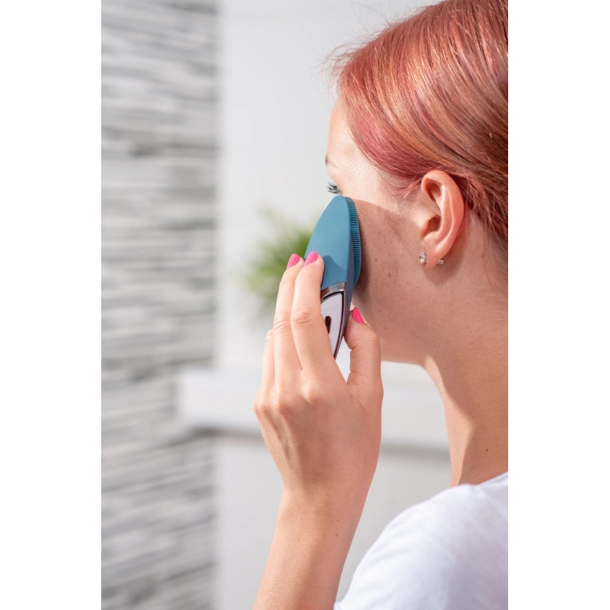 Concept SK9100 - Βούρτσα καθαρισμού προσώπου SONIVIBE 2W/5V 250 mAh IPX7 μπλε