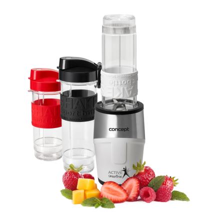Concept SM3380 - Smoothie μπλέντερ με αξεσουάρ ACTIVE SMOOTHIE 500W/230V λευκό