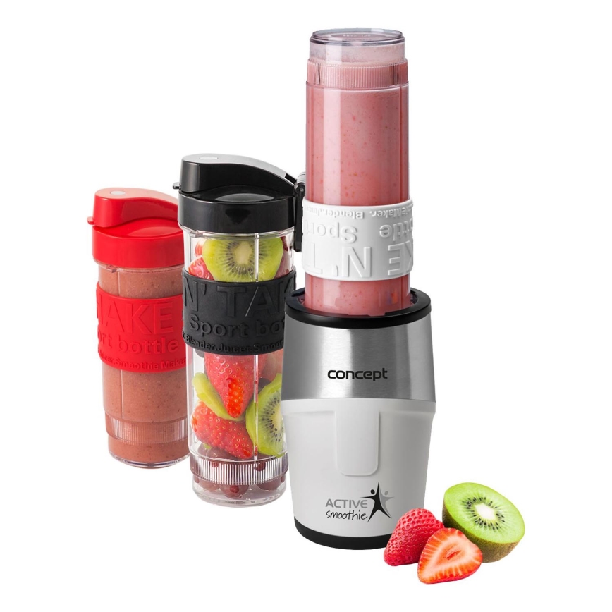 Concept SM3380 - Μπλέντερ για smoothies με αξεσουάρ ACTIVE SMOOTHIE 500W/230V λευκό