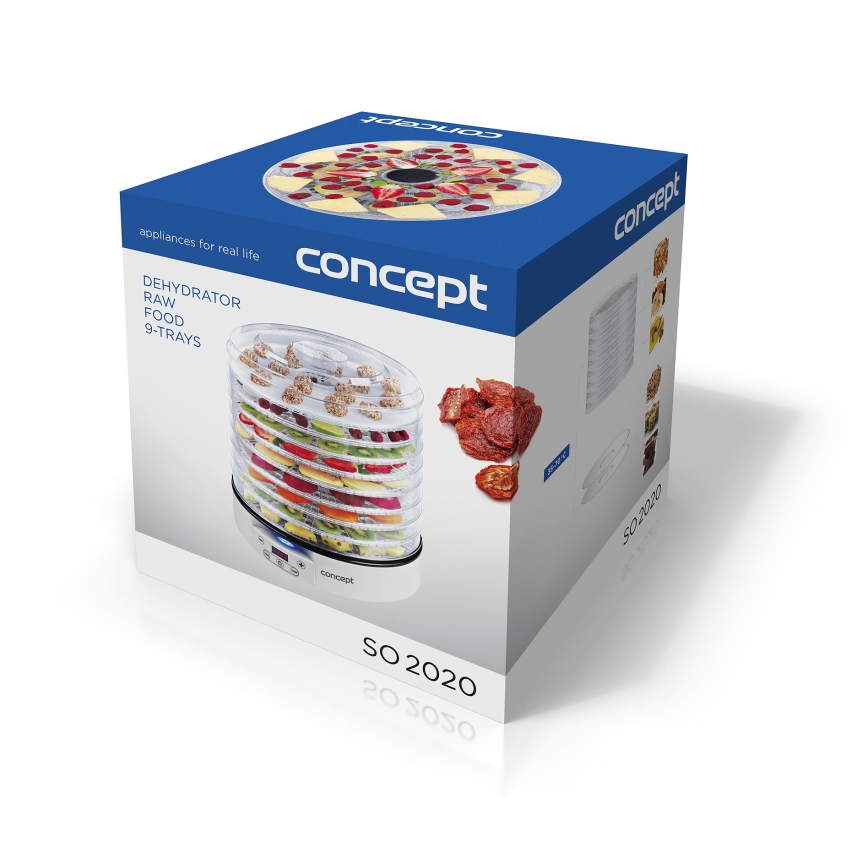 Concept SO2020 - Αποξηραντής τροφίμων 500W/230V λευκό