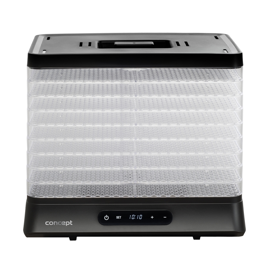 Concept SO2042 - Αποξηραντής τροφίμων 500W/230V μαύρος + φόρμα σιλικόνης