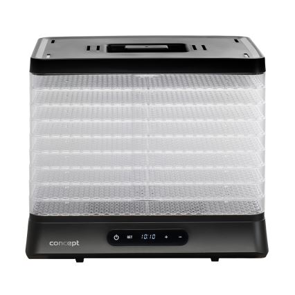Concept SO2042 - Αποξηραντής τροφίμων 500W/230V μαύρος + φόρμα σιλικόνης
