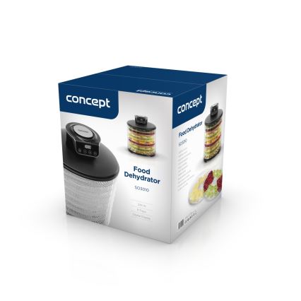 Concept SO3010 - Αποξηραντής τροφίμων 245W/230V μαύρο