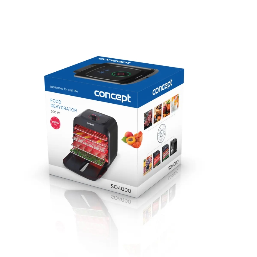 Concept SO4000 - Αποξηραντής τροφίμων 500W/230V, μαύρος