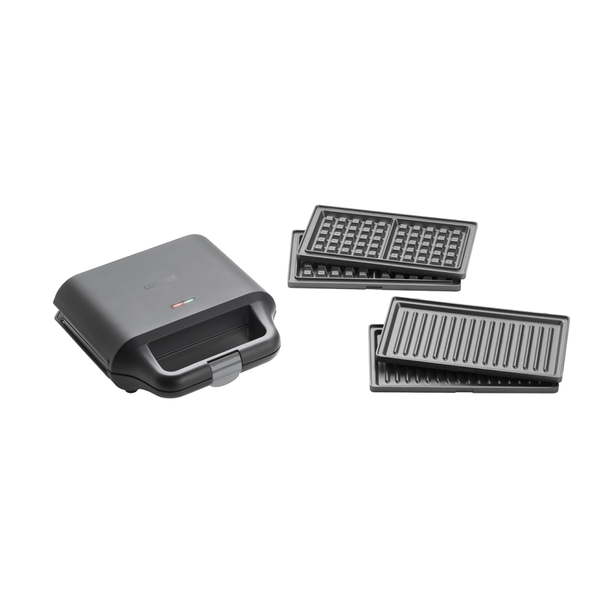 Concept SV3054 - Τοστιέρα 3σε1 700W/230V μαύρο