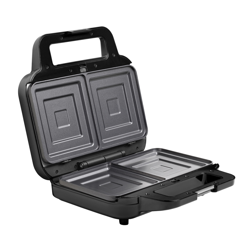 Concept SV3070 - Τοστιέρα XXL 4 σε 1 900W/230V μαύρο/ανοξείδωτο ατσάλι