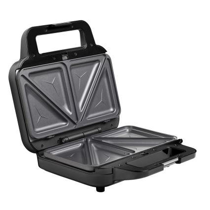 Concept SV3070 - Τοστιέρα XXL 4 σε 1 900W/230V μαύρο/ανοξείδωτο ατσάλι