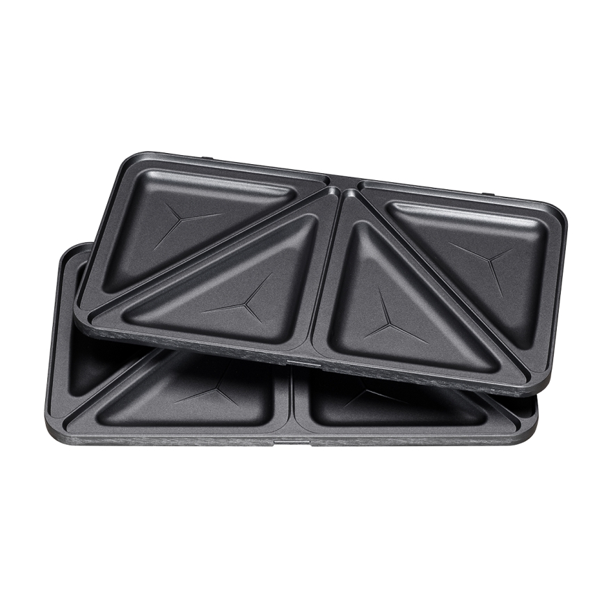 Concept SV3070 - Τοστιέρα XXL 4 σε 1 900W/230V μαύρο/ανοξείδωτο ατσάλι